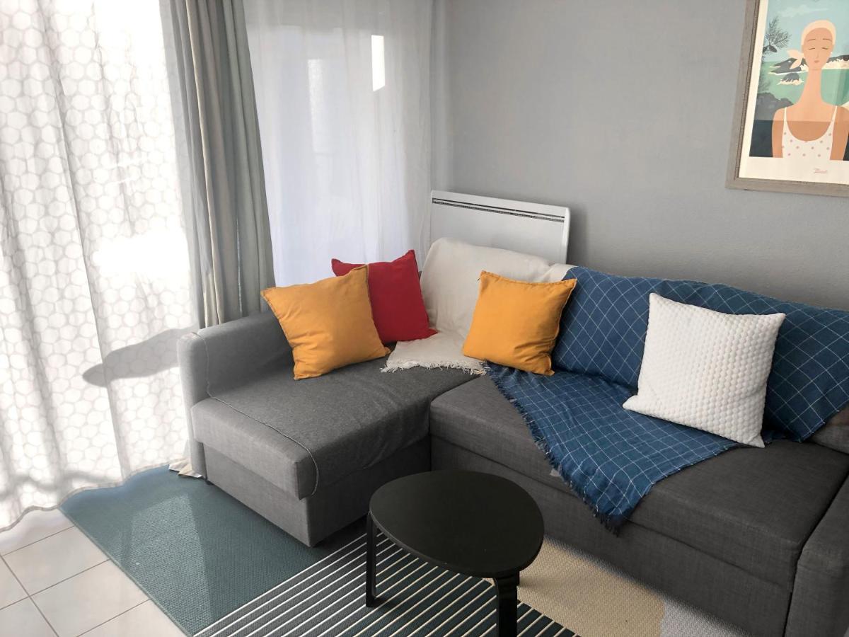Studio Au Calme Avec Piscine, Face Golf, Parking Gratuit, Tout A Pied A 10Mn Centre Ville Ciboure Exterior foto
